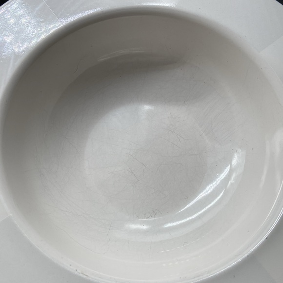 4 Nautica Arctic White Rimmed Bowls - Picture 6 of 7